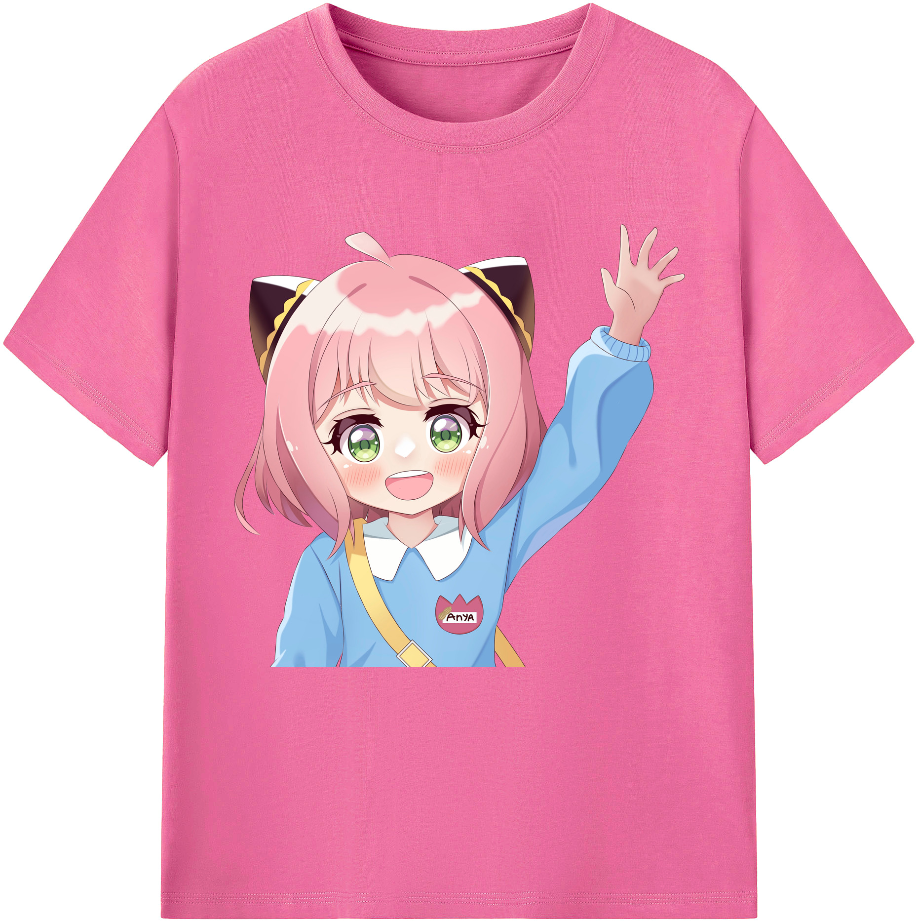 （画像用） SPY×FAMILY间谍家家酒 レディースカジュアルプリントTシャツ（綿100％）
